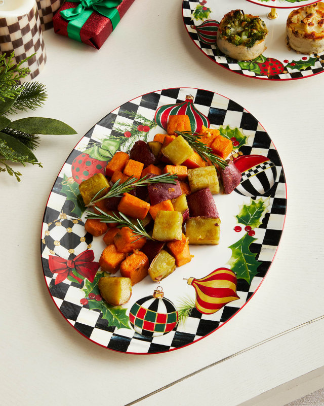 Deck the Halls Serving Platter